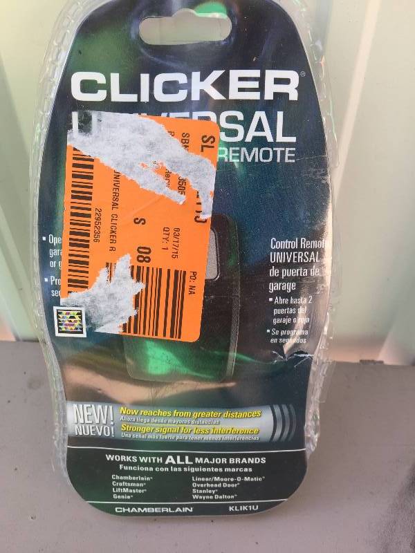 Universal Garage Door Remote