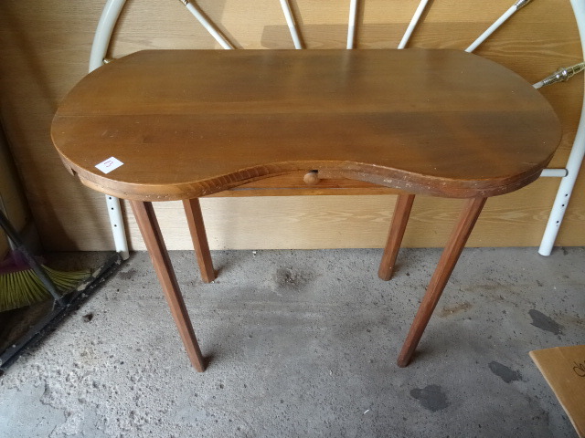 Specialty wood table.