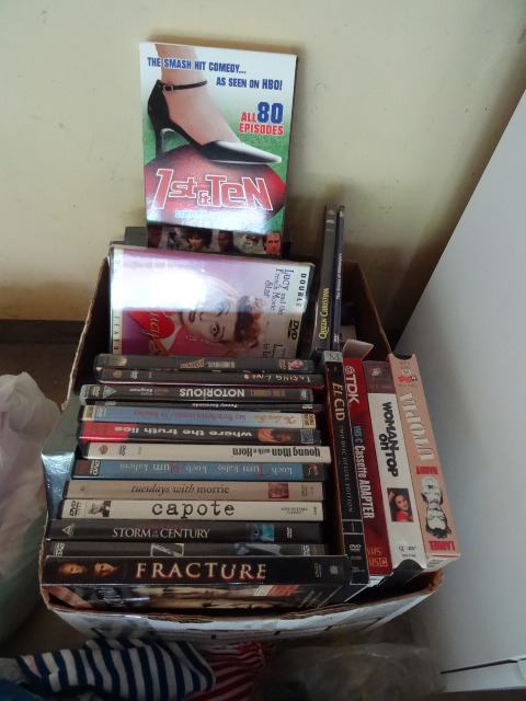 Misc DVDs and VHS tapes