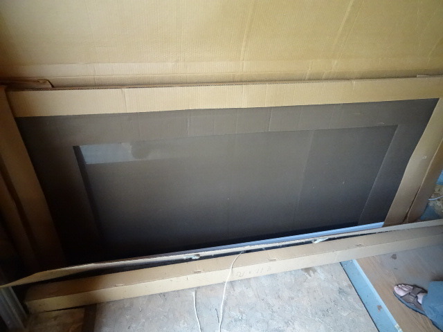 Larsen patio storm door.