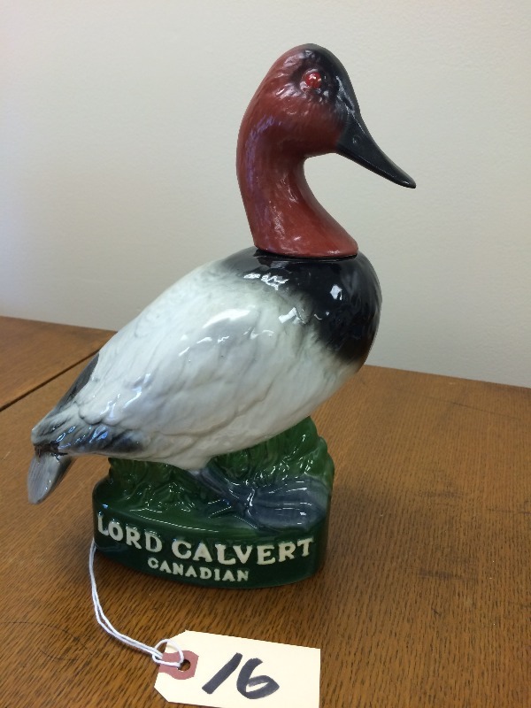 Lord Calvert Canadian - Canvasback -  Third in the Ceramic Series