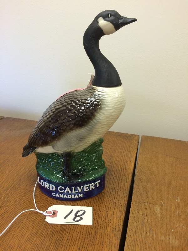 Lord Calvert Canadian - Canada Goose  -  First in the Ceramic Series