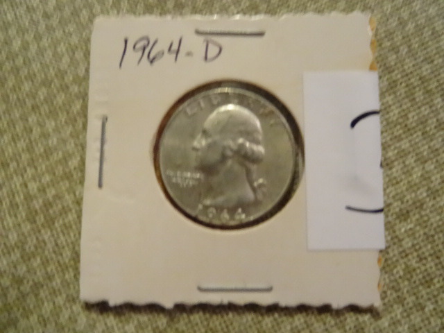 1964 D silver Quarter