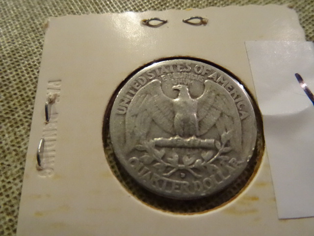 1953 D silver quarter