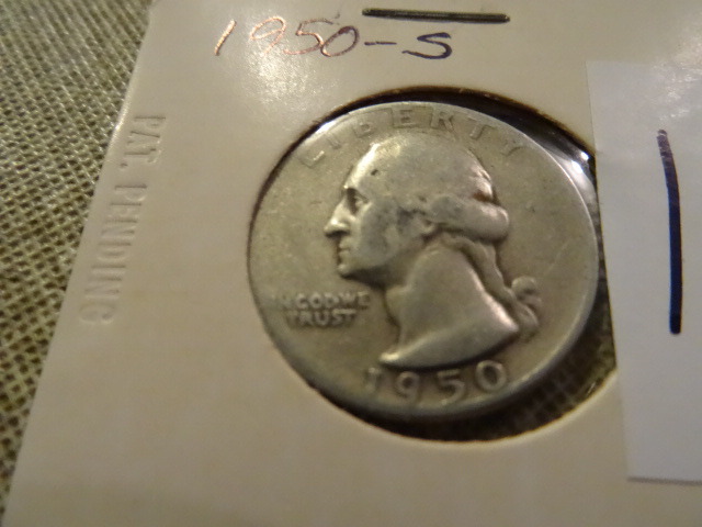 1950 s silver quarter