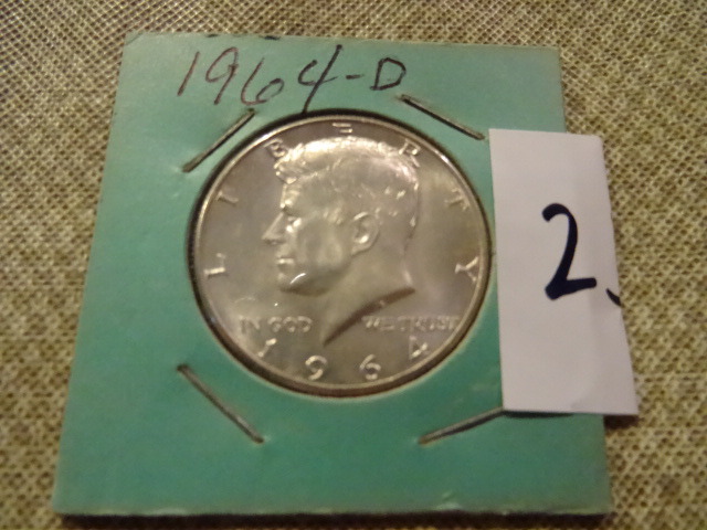 1964 D Kennedy Half dollar