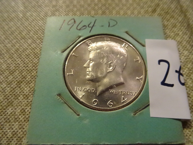 1964 D Kennedy Half dollar