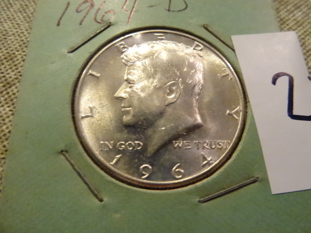 1964 D Kennedy Half dollar