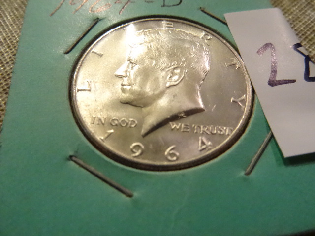 1964 D Kennedy Half dollar