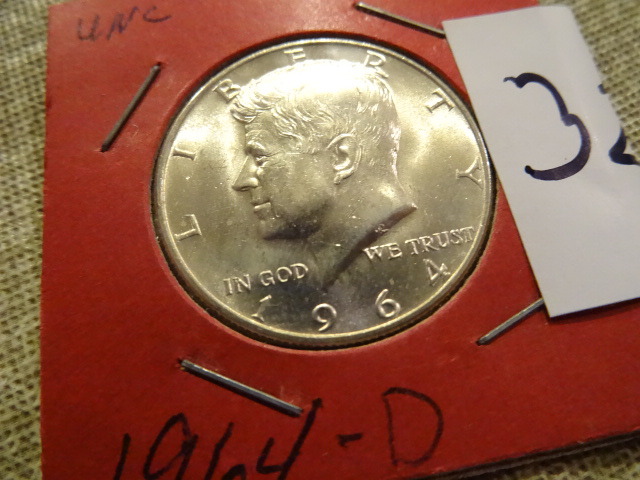 1964 D Kennedy Half dollar