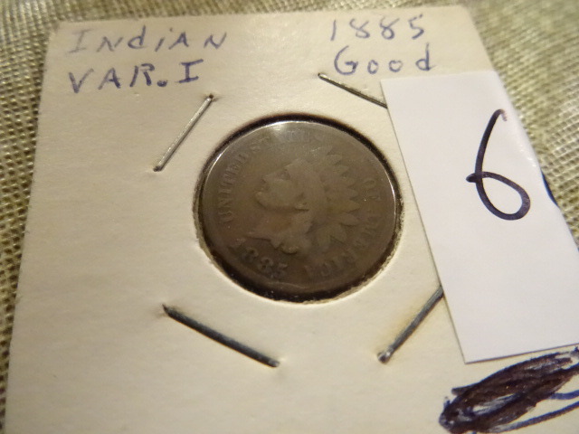 1885 Indian head penny