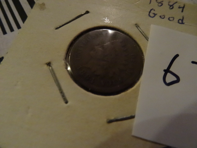 1884 Indian head penny