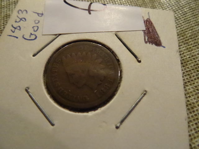 1883 Indian head penny
