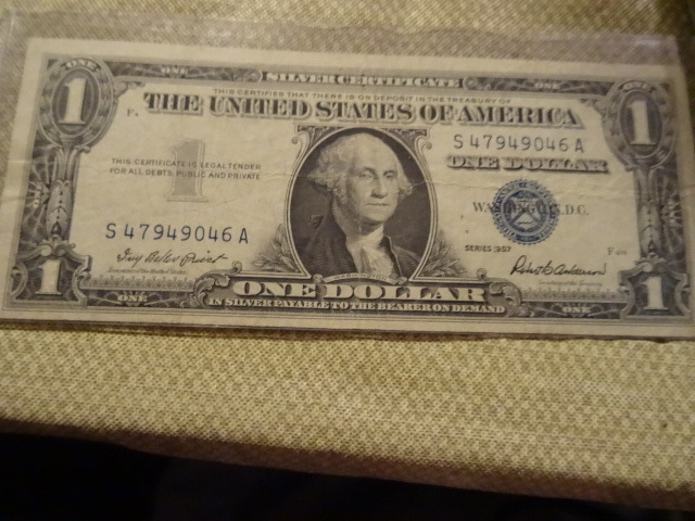 One dollar Silver Certificate