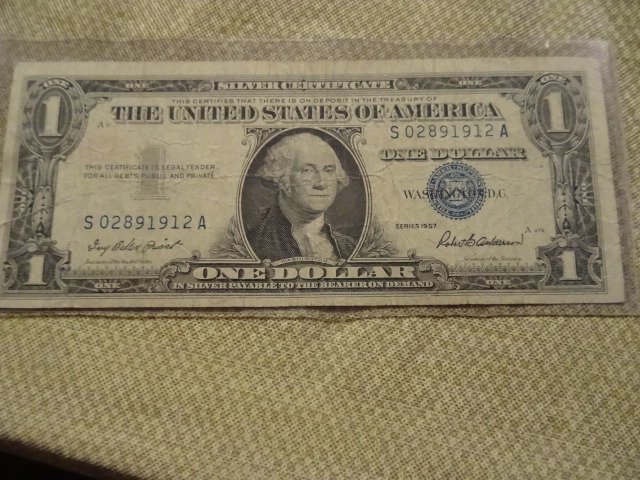 One dollar Silver Certificate