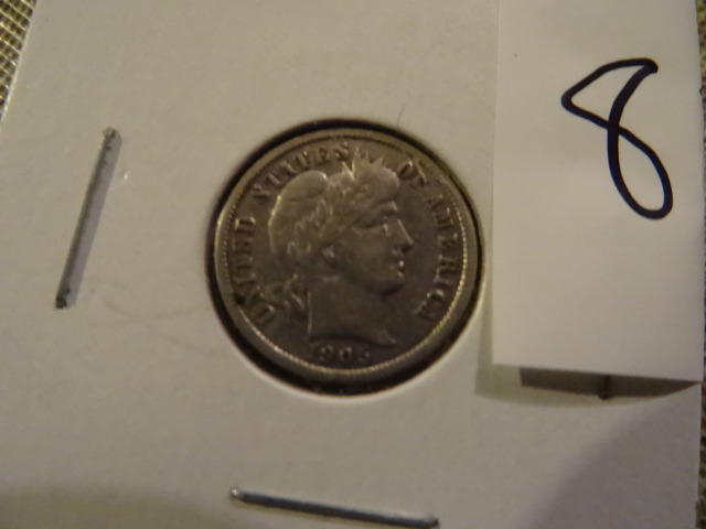 1905 P Barber dime