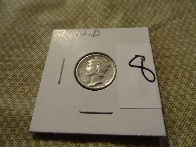 1944 D Mercury dime