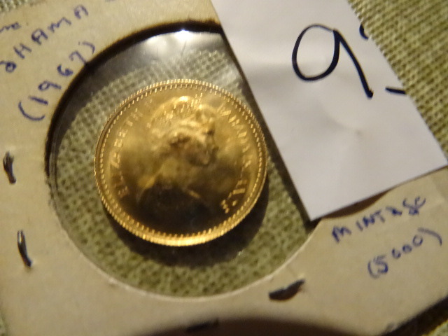 1967 Bahamas gold piece