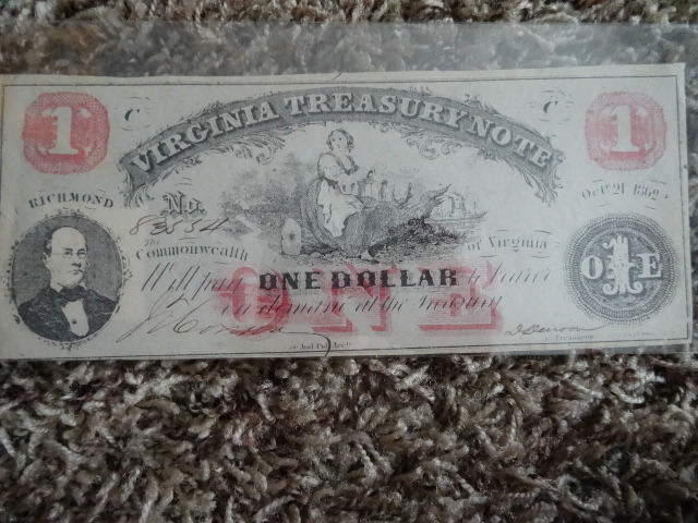 Virginia treasury note