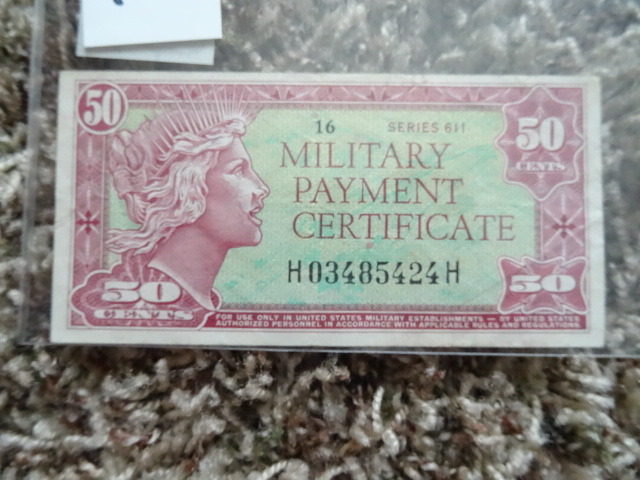 Military payment certificate