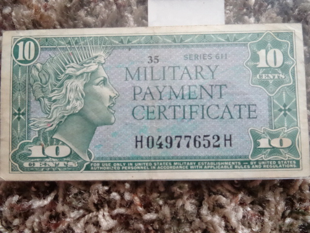 Military payment certificate