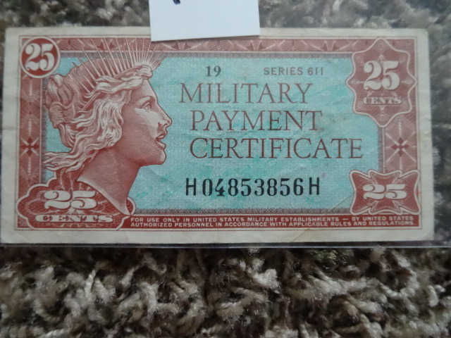 Military payment certificate