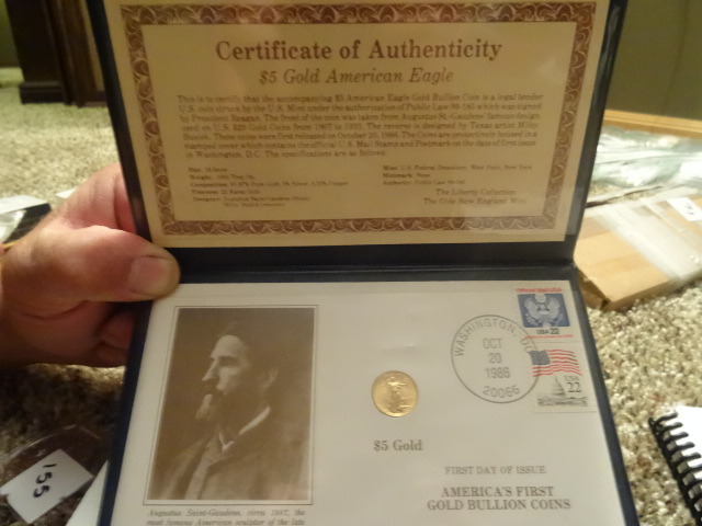 $5 gold American Eagle