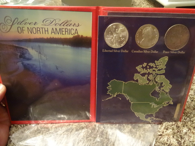 Silver dollares of North America