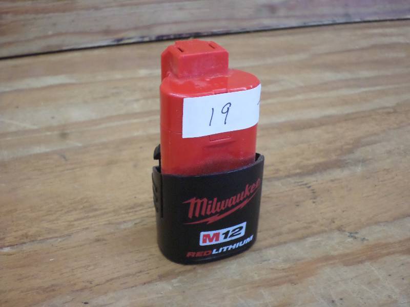 Milwaukee M12 Red Lithium Battery, ...