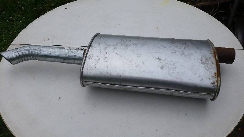 Muffler with Tail Pipe