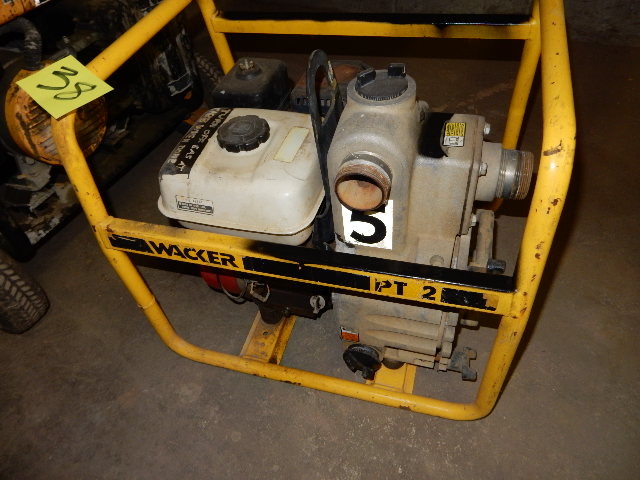 lot 38 image: Wacker PT 2 Water Pump