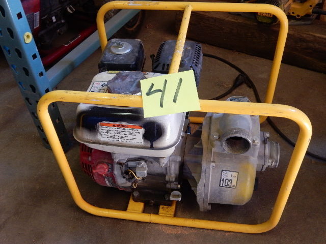 lot 41 image: Wacker PG 2 Water Pump