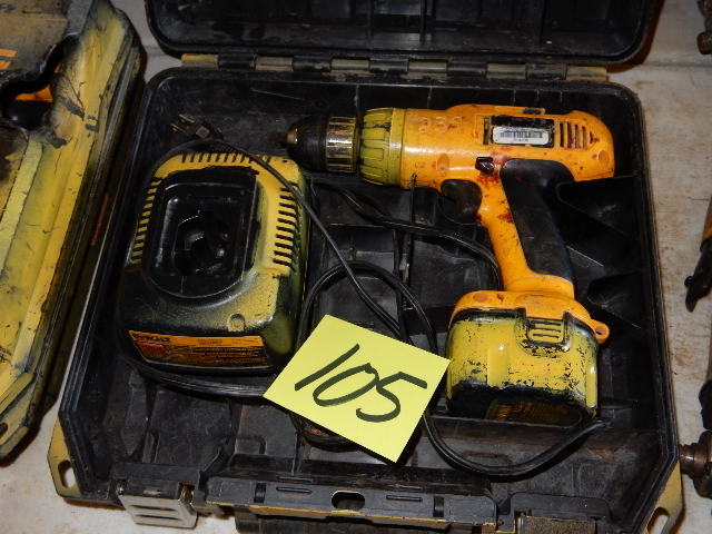 lot 105 image: DEWALT DW972 Cordless Drill