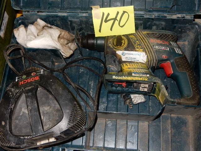 lot 140 image: Bosch Litheon Bosch Hammer Drill