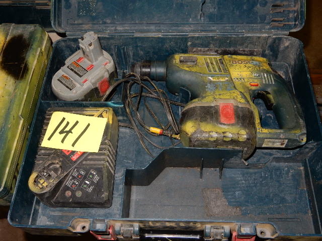 lot 141 image: Bosch 24 Volt Cordless Hammer Drill