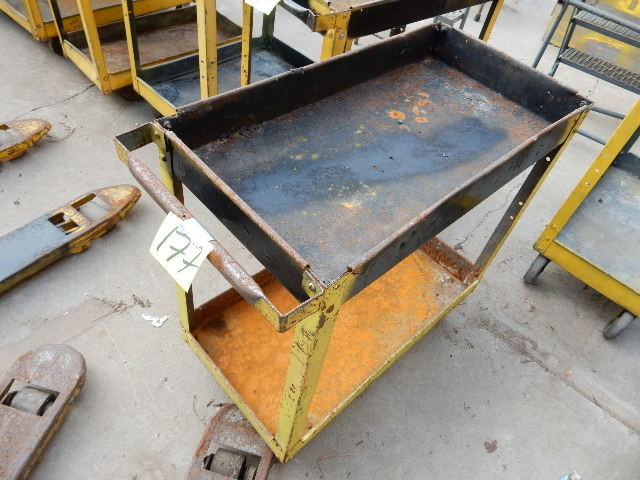 lot 177 image: Rolling metal Cart