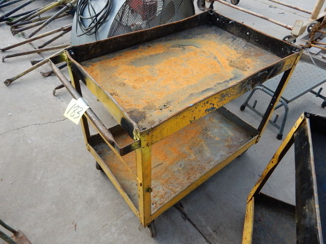 lot 183 image: Rolling metal Cart