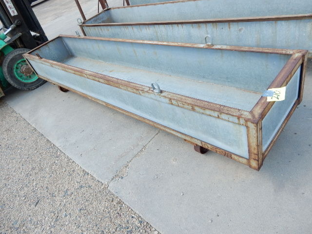 lot 210 image: Sheet Metal Strap Transport Cart