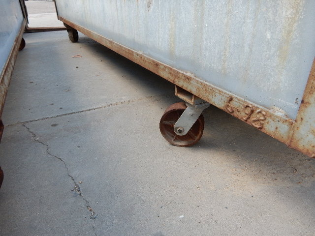 lot 211 image: Sheet Metal Strap Transport Cart