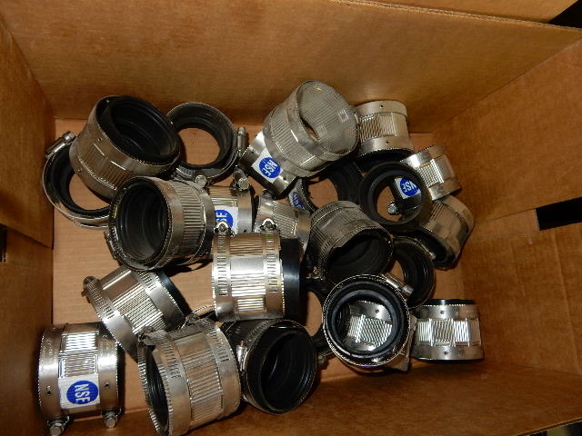 lot 240 image: NSF 3 in and 2 In Clamps