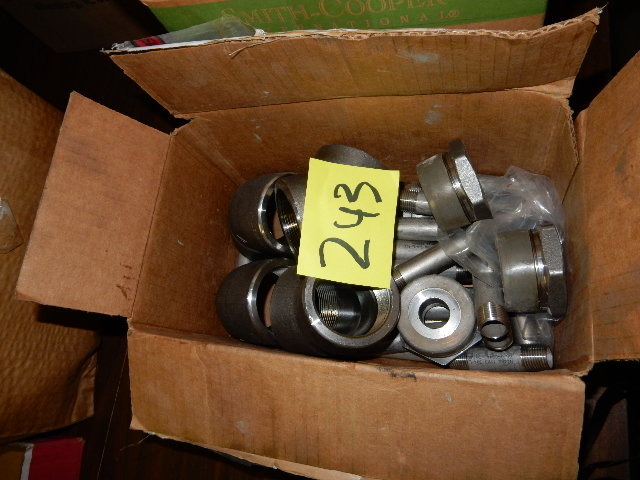 lot 243 image: Carbon Steel Forged Fittings