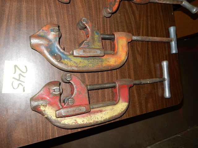 lot 245 image: 2 Ridgid, pipe Cutting tools