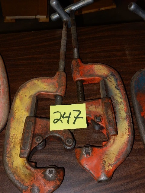 lot 247 image: RIDGID Pipe Cutting tools