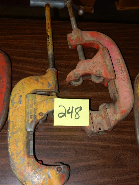lot 248 image: RIDGID Pipe Cutting tools