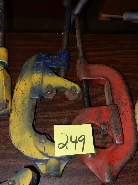 lot 249 image: RIDGID Pipe Cutting tools
