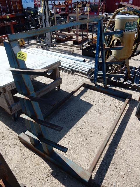 lot 256A image: One Side Heavy Duty Rack.