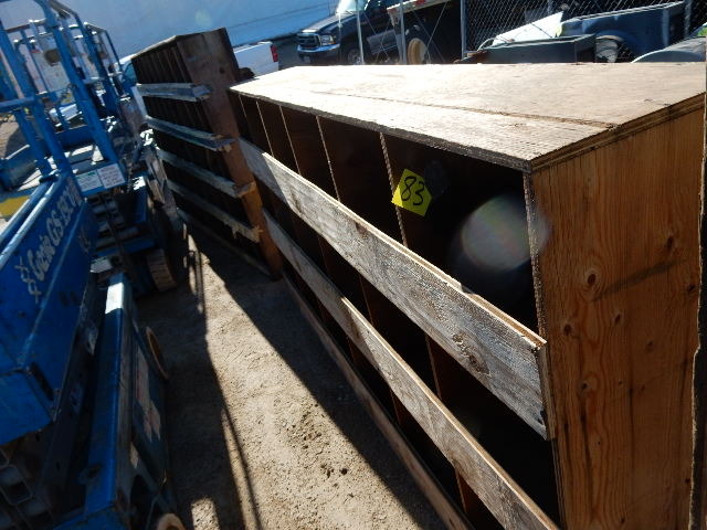 lot 83 image: 2 Permanent compartment shelves