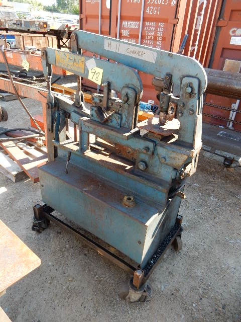 lot 98 image: Shears for Angle Iron