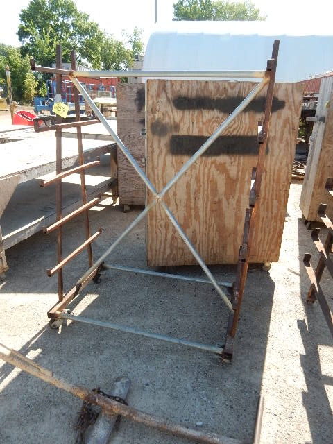 lot 254 image: Rolling Tree Rack.. Heavy Metal