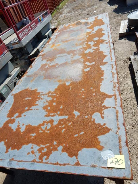 lot 270 image: Heavy Steel Table